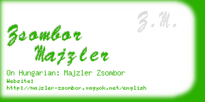 zsombor majzler business card